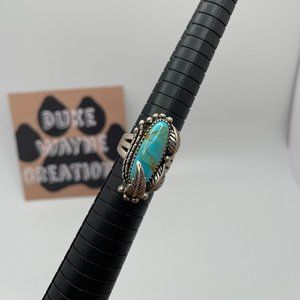 Carol Felley 1996 Sterling Silver Turqouise Ring